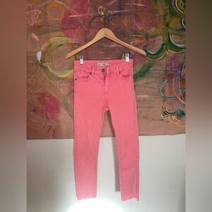 Pink Top Shop Moto pants 26” waist